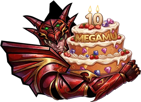 A arte oficial do Mês de Aniversário.