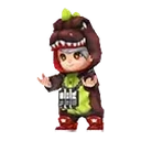 Hooded T-rex